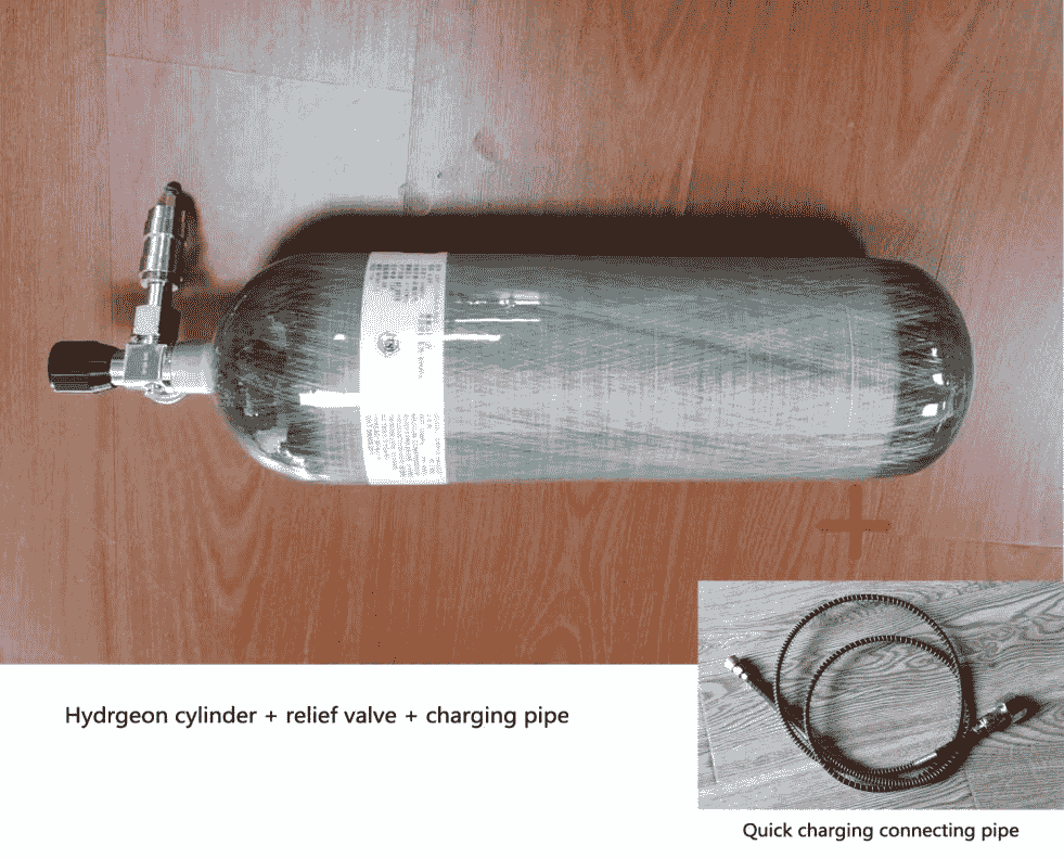 Cylinder magazynowania wodoru do napełniania